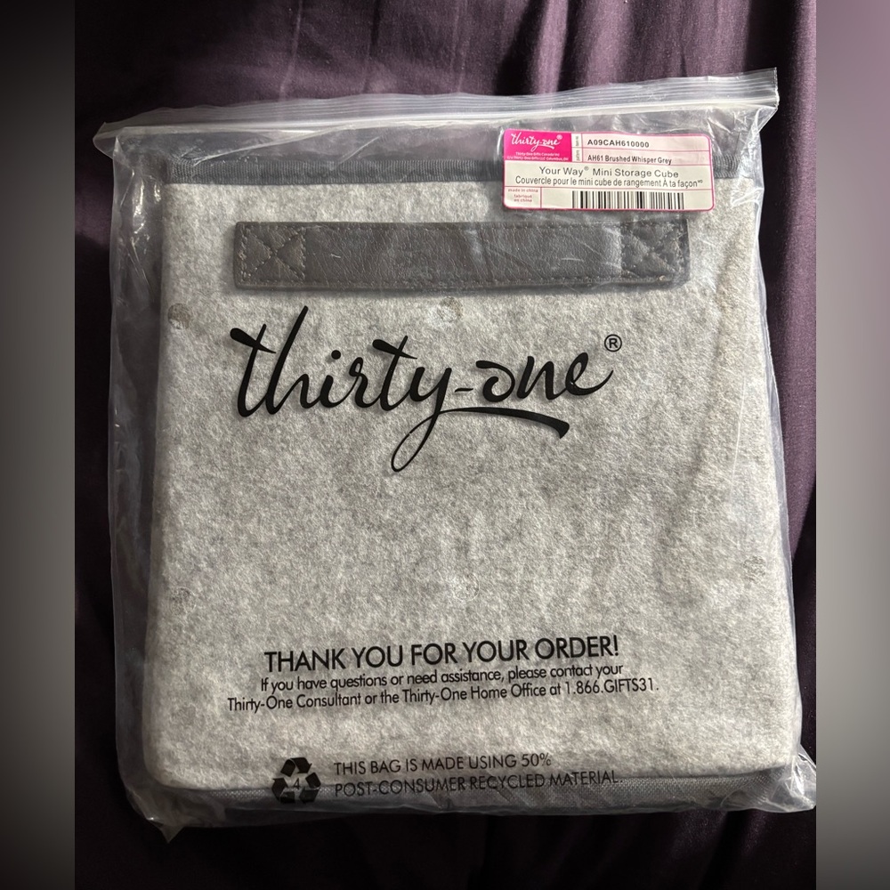 Thirty-One Gray Your Way Mini Cube